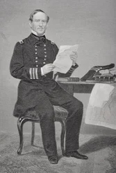 Porträt von Admiral David Glascoe Farragut (1801-70)